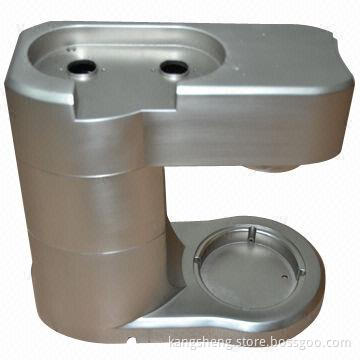 Die casting components coffee maker, available in optional surface treatments for each part